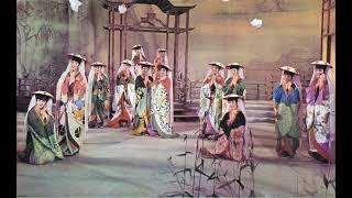 Felicity Lott as Yum-Yum in Act One of 'The Mikado', Royal Holloway College, 1969