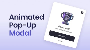Responsive Popup Modal  Using HTML CSS & JavaScript 🔥