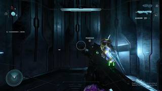 An Elite jumping down elevator for no reason
