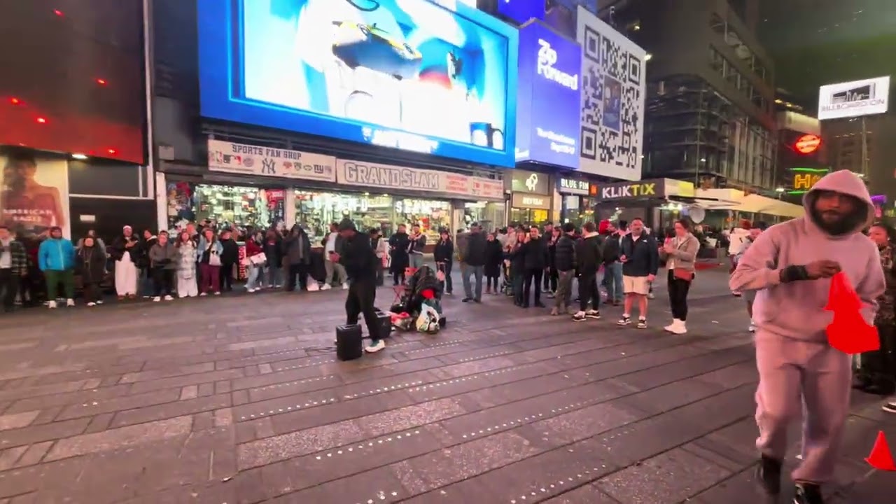 Times Square at Night,New York City 