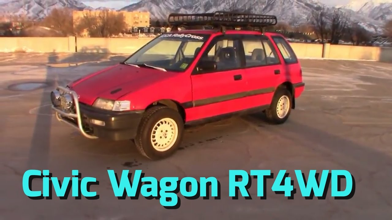 1991 Honda Civic Wagon RT4WD Walk Around - YouTube