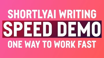 ShortlyAI Demo: One Way to Work Fast and Create Long-Form Content Using GPT-3 AI