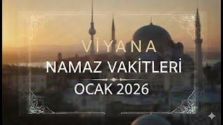 Vienna Prayer Times January 2026 | #adhan #prayer #islam screenshot 3