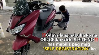 LTO Motorcycle Self Registration 2022 | OR/CR Released in 1 week | Suzuki Burgman Top Box Bracket
