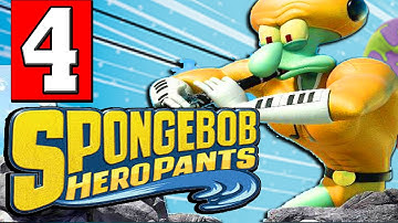 SPONGEBOB HEROPANTS: SQUIDWARD Walkthrough Part 4 Gameplay Lets Play Playthrough 3DS XBOX PSVita