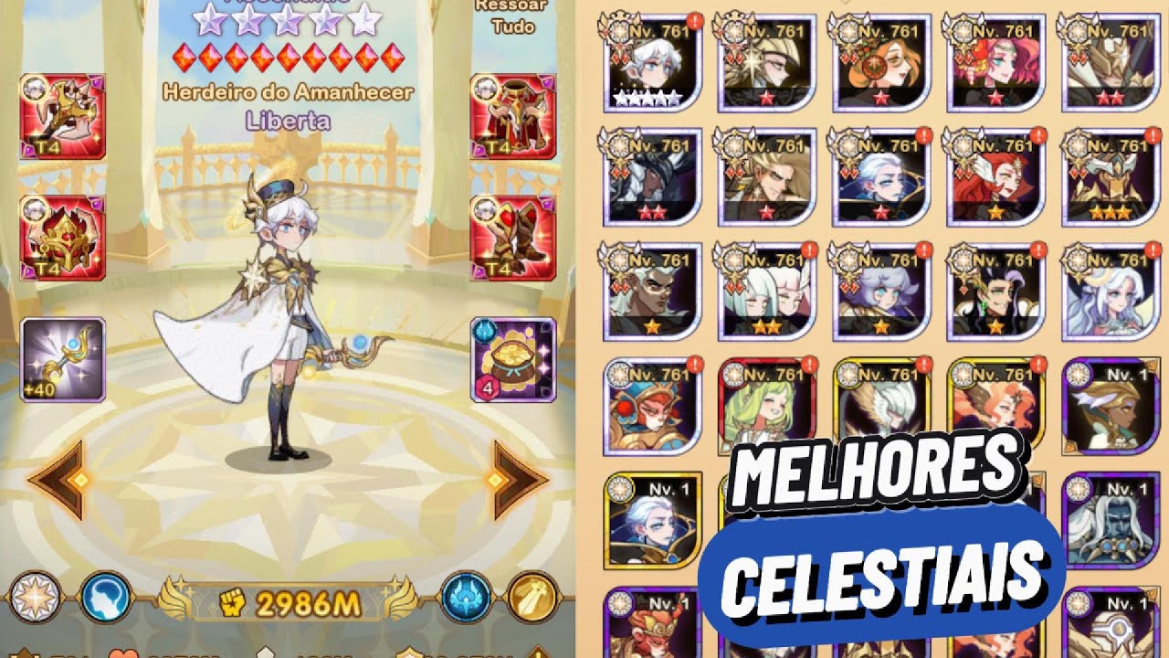 MELHORES CELESTIAIS DO AFK ARENA