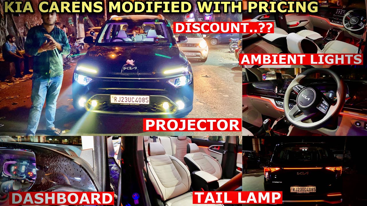2024 KIA CARENS MODIFED WITH PRICE BASE TO TOP | KIA CARENS MODIFICATION