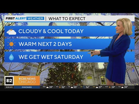 Chicago First Alert Weather: Cloudy day, warmup on the way - CBS Chicago