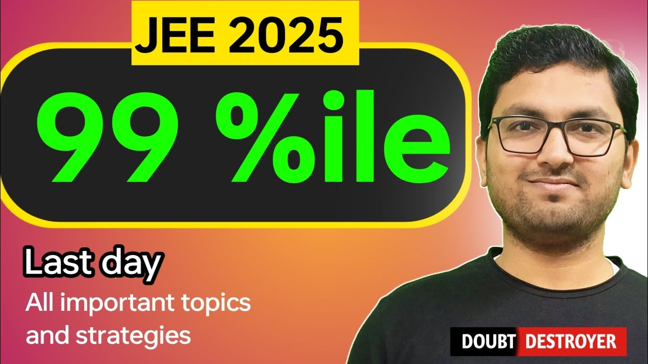 how to get 99 percentile in jee mains | #jeemains2025 - YouTube