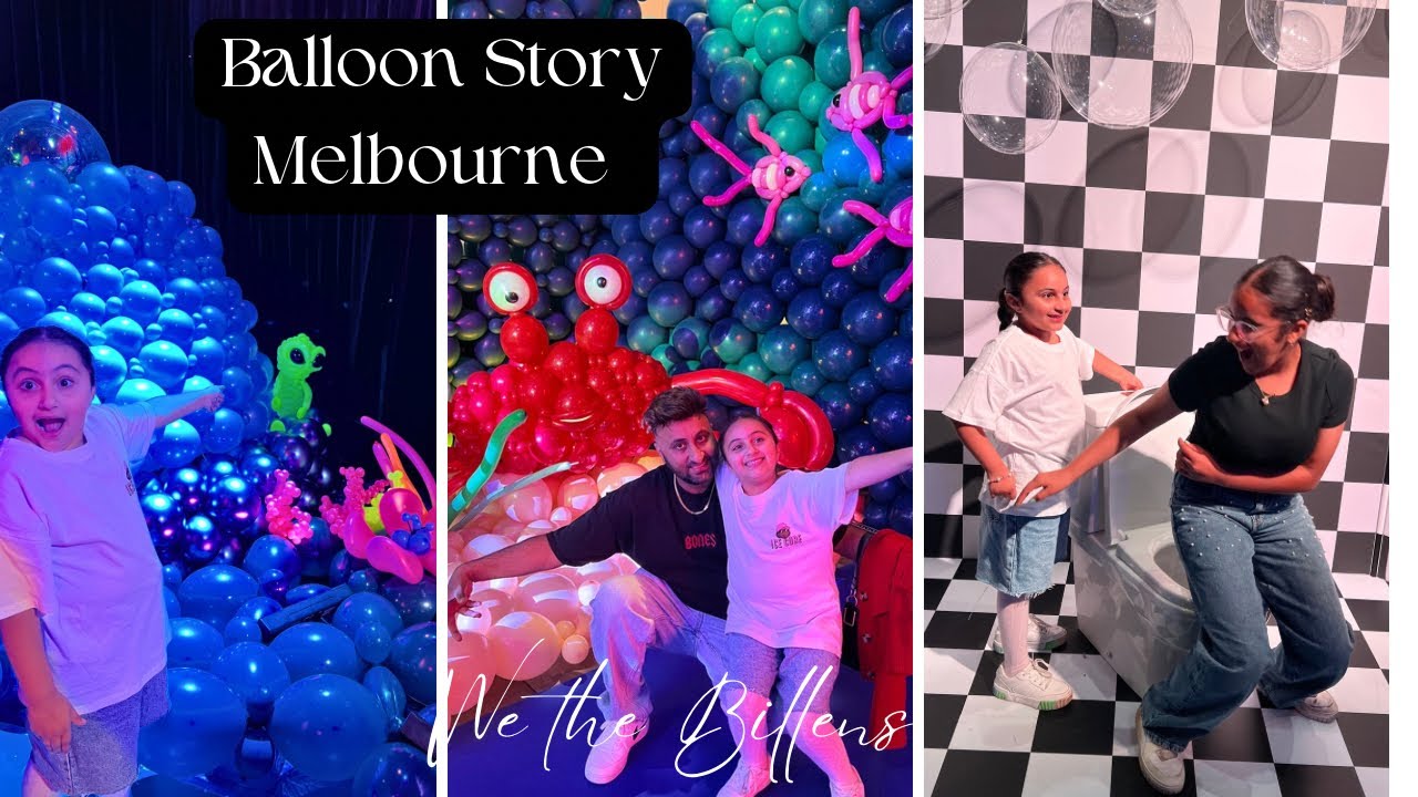 The Balloon story Melbourne || Kids summer holidays fun || We the Billens 