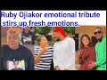 Actress, Ruby Ojiakor emotional tribute to late Jnr Pope Demise turned up fresh emotions.