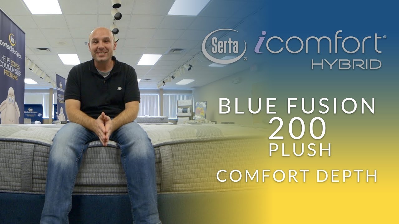serta icomfort hybrid blue fusion 200 plush mattress reviews