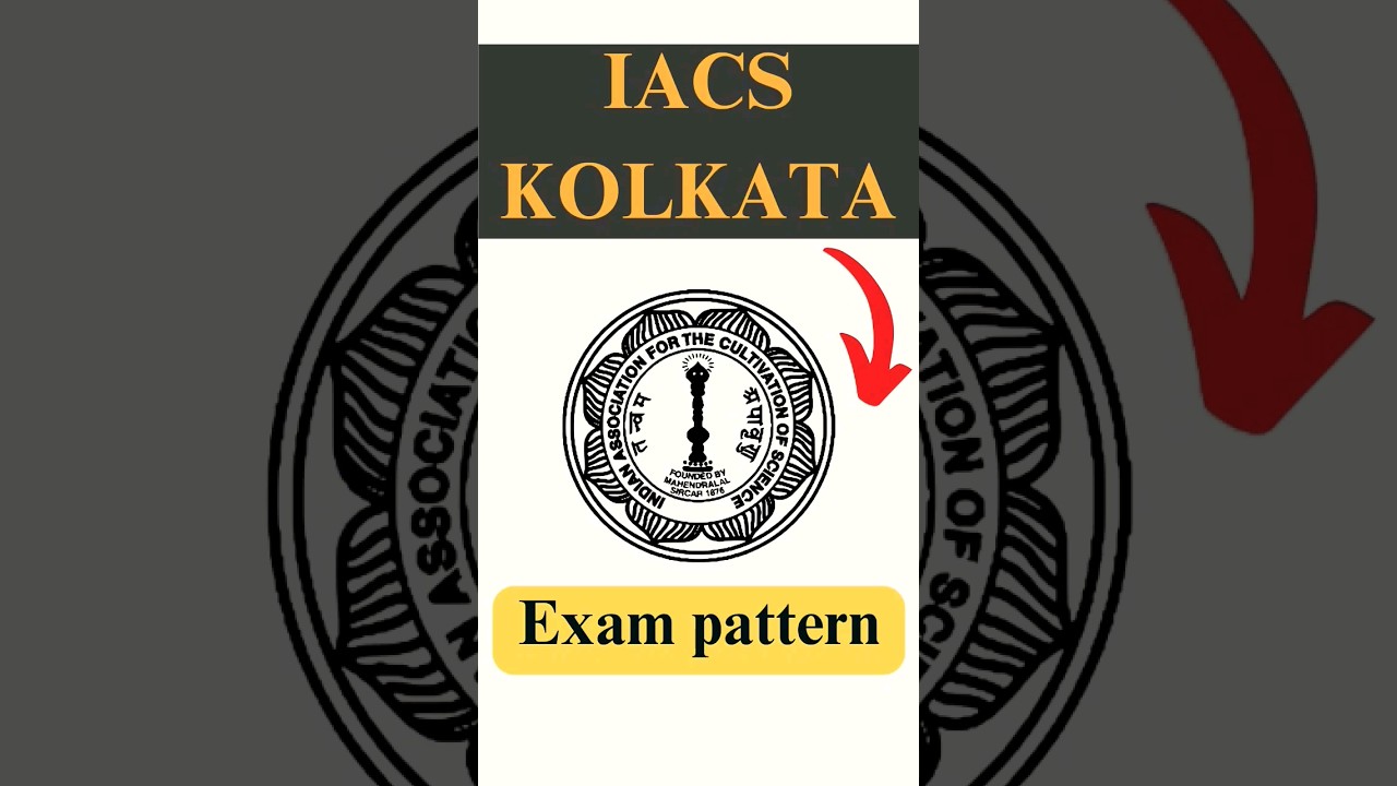 IACS Kolkata Exam Pattern 2023- Free Mock Test Preparation
