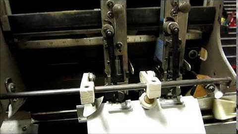 Rosback 201A Book Binding Saddle Stitcher