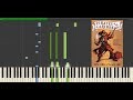 Pirates Of The Caribbean - Yo Ho (Disneyland) Tutorial Piano Covered by kno