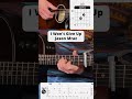 I Won&#39;t Give Up - Jason Mraz #shorts #song #tutorial #guitar #cover #acoustic