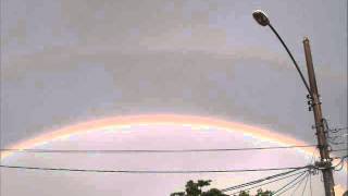 FENOMENO RARO ARCO IRIS DUPLO EM SANTA CRUZ RIO DE JANEIRO.