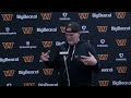 HC Dan Quinn Speaks To The Media Before Today's OTA | Washington Commanders