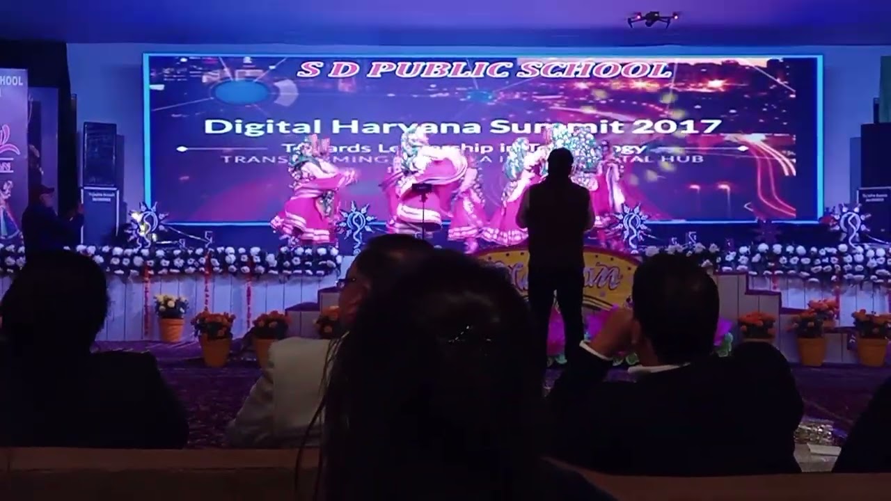 Sd public school jagadhari annual function dance haryanvi