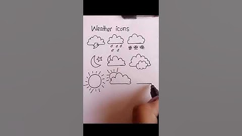 #weathericon #shorts #drawing #art #how #easydrawing#weather @saniajaved
