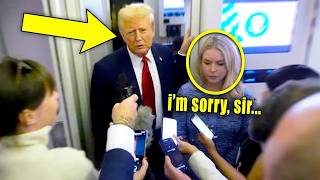 Watch Leavitt VISIBLY RATTLED after Trump HORRIFIES THE WORLD!