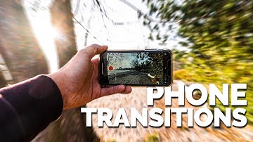 10 EASY Phone In Camera TRANSITIONS | with Behind the Scenes