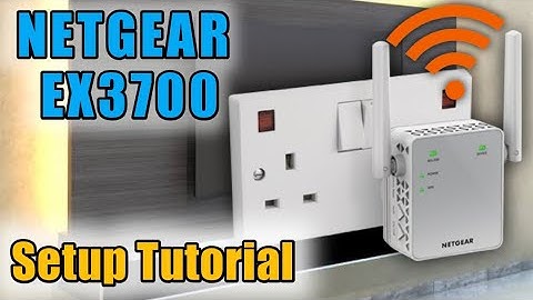 NETGEAR Wi-Fi Range Extender EX3700 Step by Step Setup Tutorial