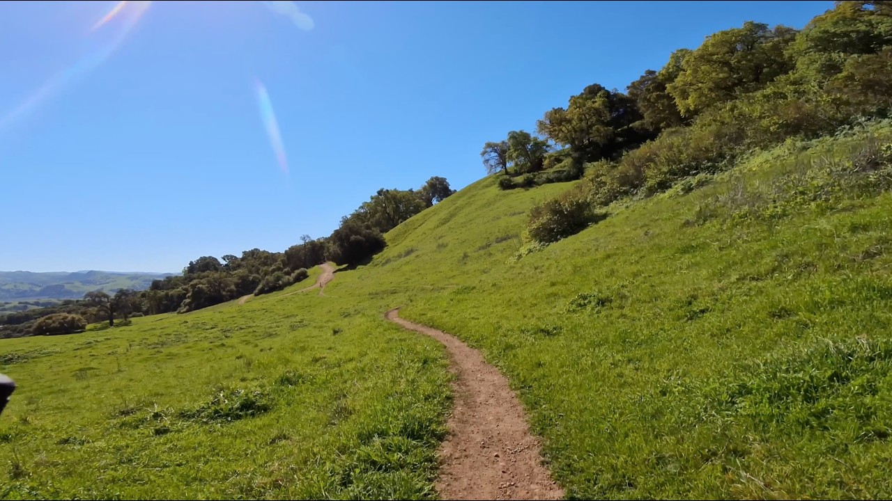 Springtime Ride Across the Green Hills of Pleasanton Ridge