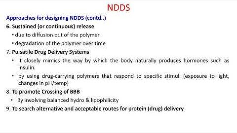 Herbal NDDS (Part 1); Dr. Bhushan P Pimple