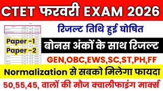 Ctet Result 2026  Ctet Passing Marks All Category  Ctet 2026 Answer Key Out date ctet result