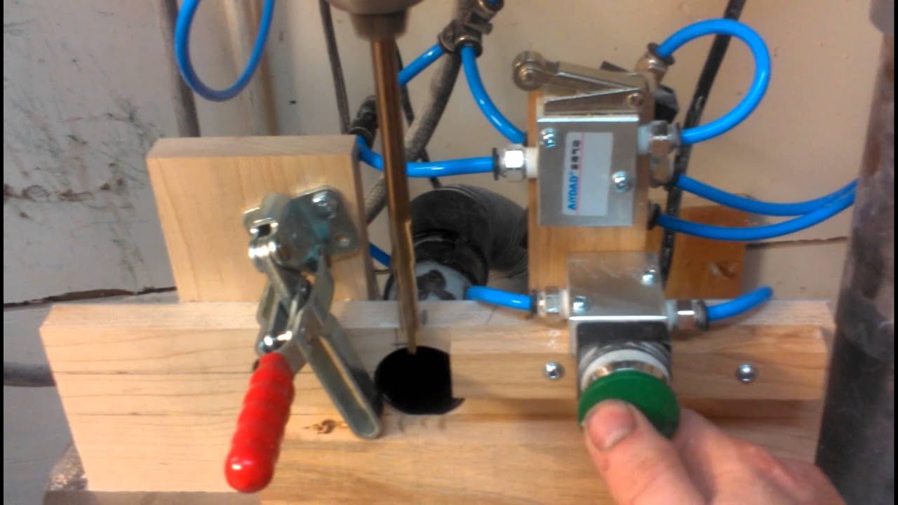 Pneumatic Actuated Drill Press YouTube