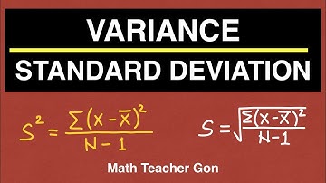 Variance and Standard Deviation - Statistics