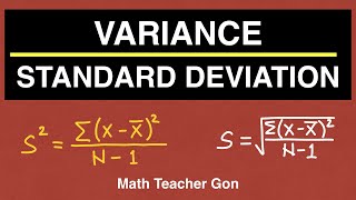 Variance and Standard Deviation - Statistics