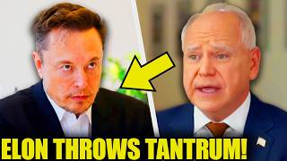Elon ATTACKS Walz After CONFRONTED To His Face In Brutal Takedown!