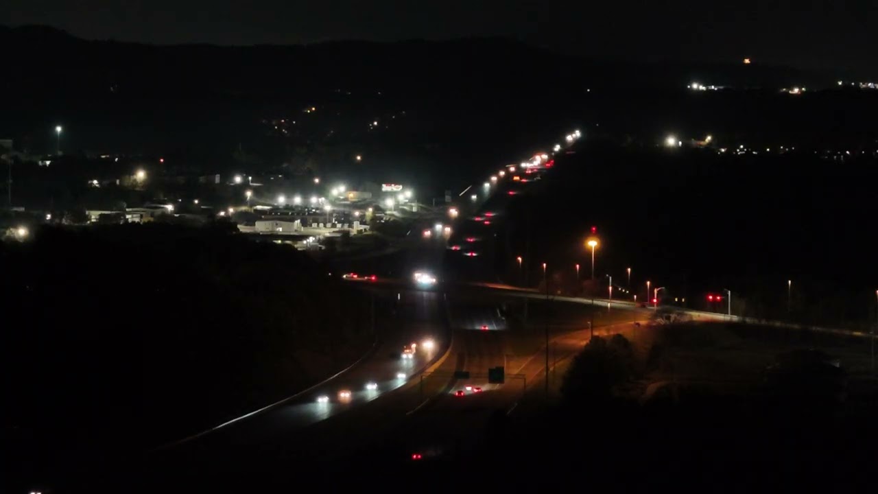 Night flight early January 2026