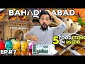 Eating 5 food items in rs 500 challenge at bahadurabad ep7  crazy challenge