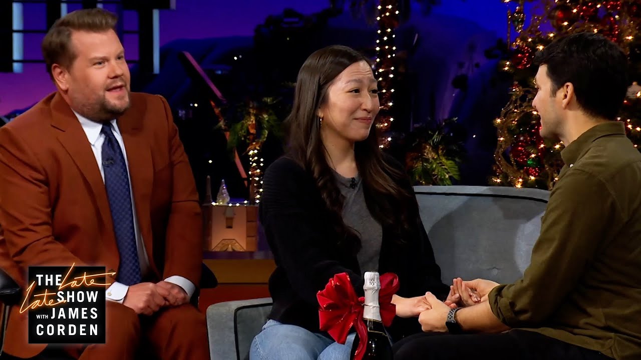 Audience Member Proposes During The Show! – The Late Late Show with James Corden