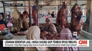 Lebaran Sebentar Lagi, Harga Daging Sapi Tembus Rp150 Ribu/Kg