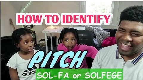 MUSIC CLASS | How To Identify Pitch