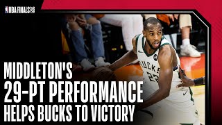 Full Khris Middleton drops 29 points in NBA Finals Game 5! Guide