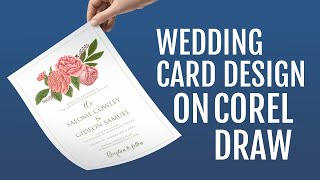 CorelDraw Tutorial How to design a wedding card