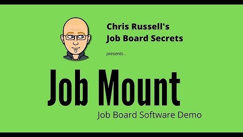 Job Board Software Demo: Jobmount