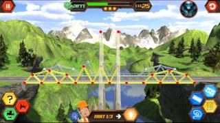 Bridge Construction Simulator 3d Level 25 screenshot 4