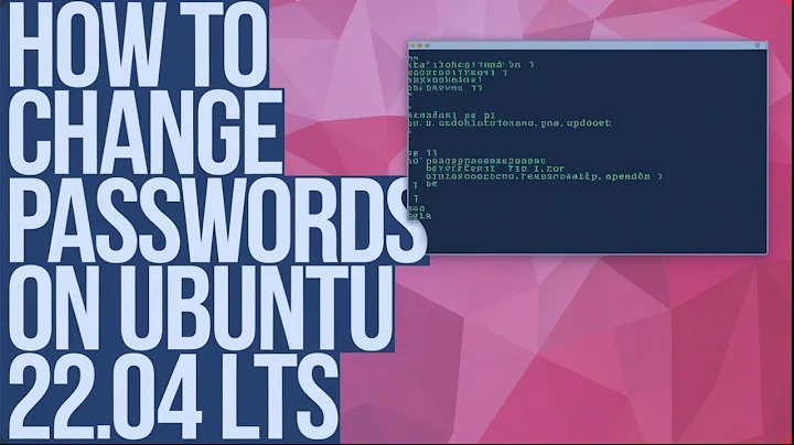 How To Change Passwords on Ubuntu 22.04 LTS / Ubuntu 24.04 LTS Linux