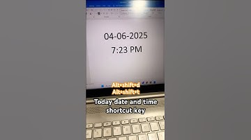 Today date and time shortcut key #datetime #computereducation #shortcutkeys #windows