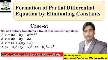 Formation of Partial Differential Equations | PDE by Eliminating Arbitrary Function | PDE Formation