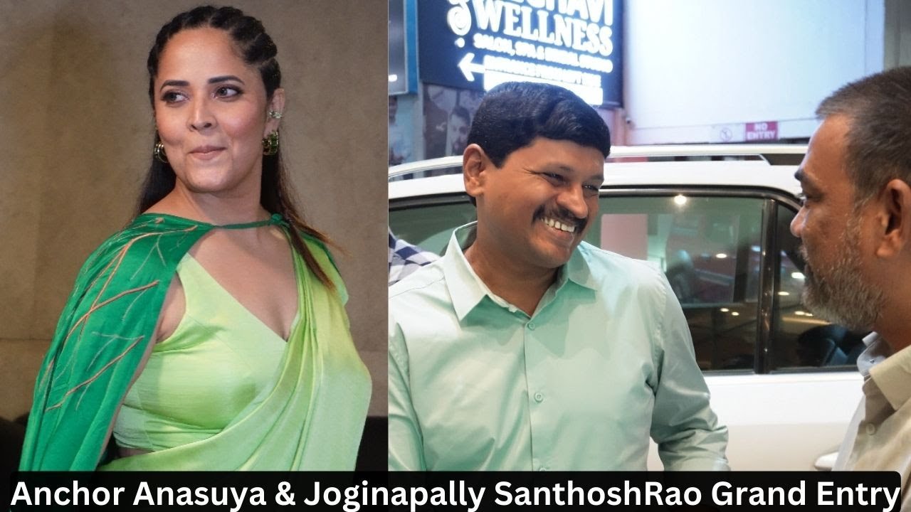 Anchor Anasuya & joginipally Santhosh Rao Grand Entry at Simba ...