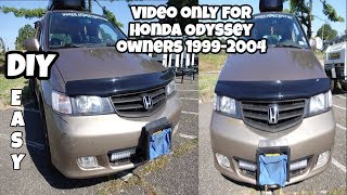honda bug odyssey install deflector