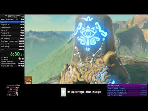 Video: Zelda: Breath Of The Wilds Första 100 Procent Speedrun Tar Fortfarande 49 Timmar