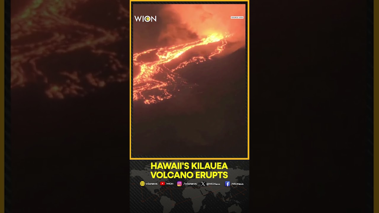 Kilauea volcano Erupts: Lava Flows From Hawaii's Kilauea Volcano | WION Shorts